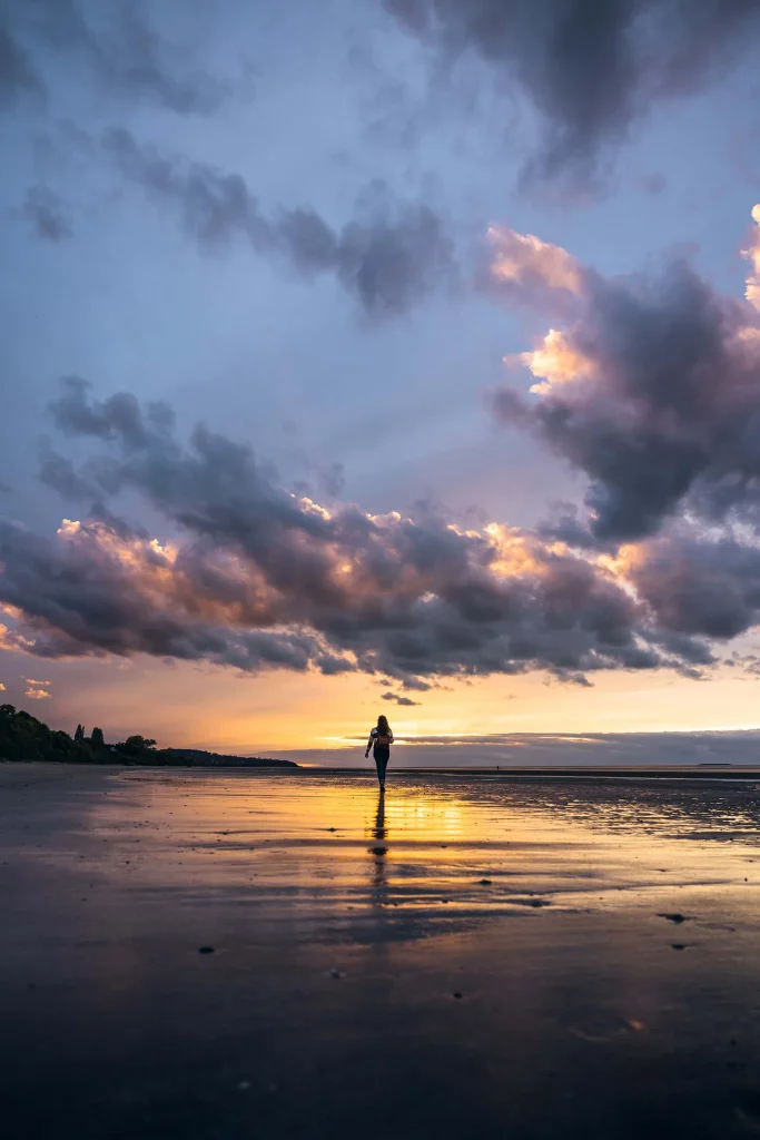 Coucher de soleil_plage_Honfleur