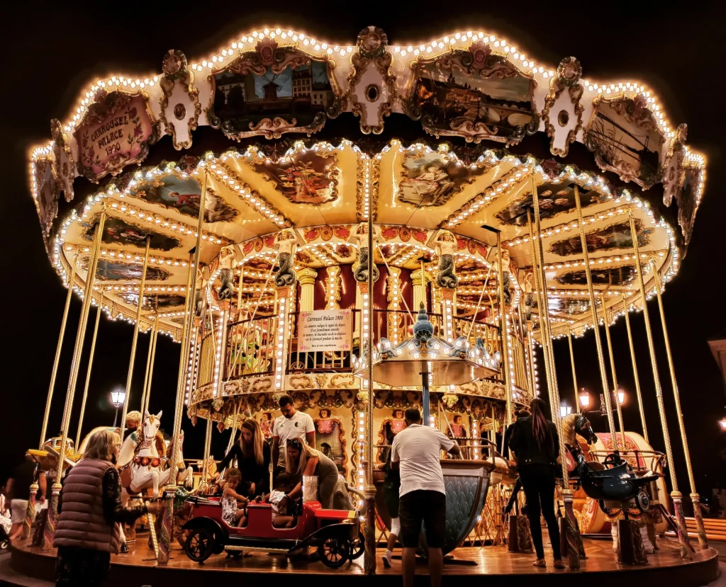 Night carousel_Honfleur