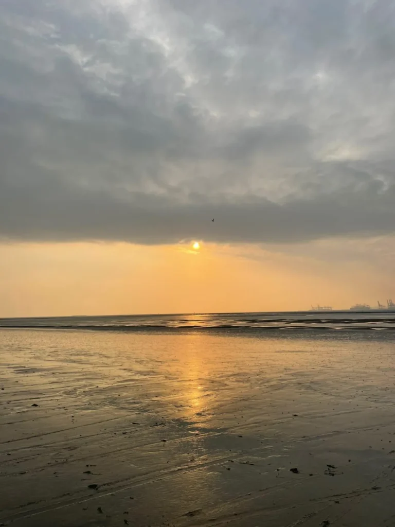 Coucher de soleil_plage Honfleur