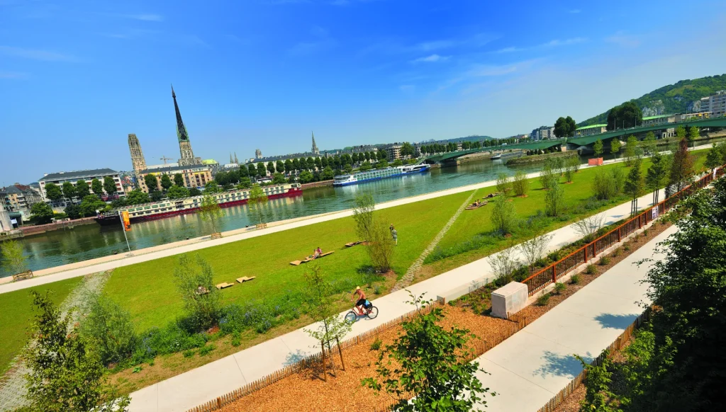 Rouen et les quais de Seine