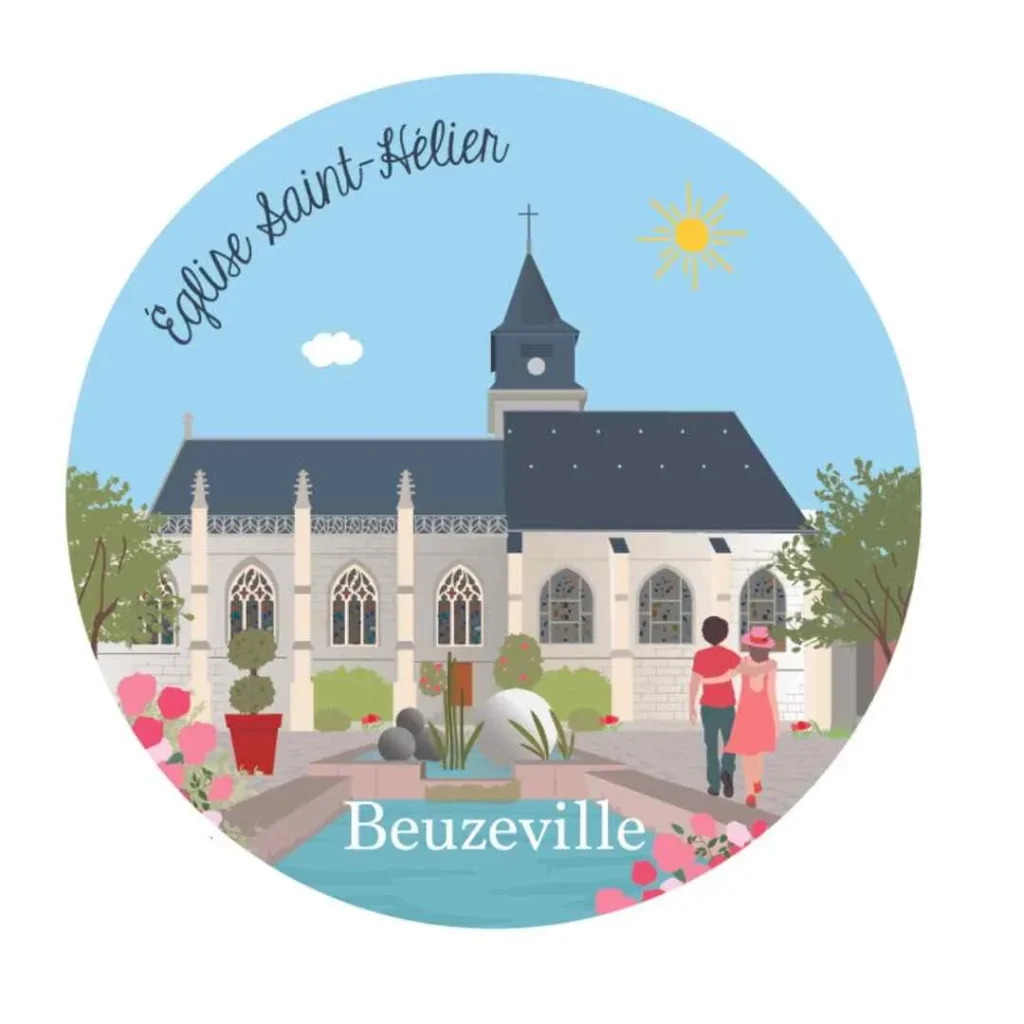Magnet Beuzeville - Saint-Hélier Church