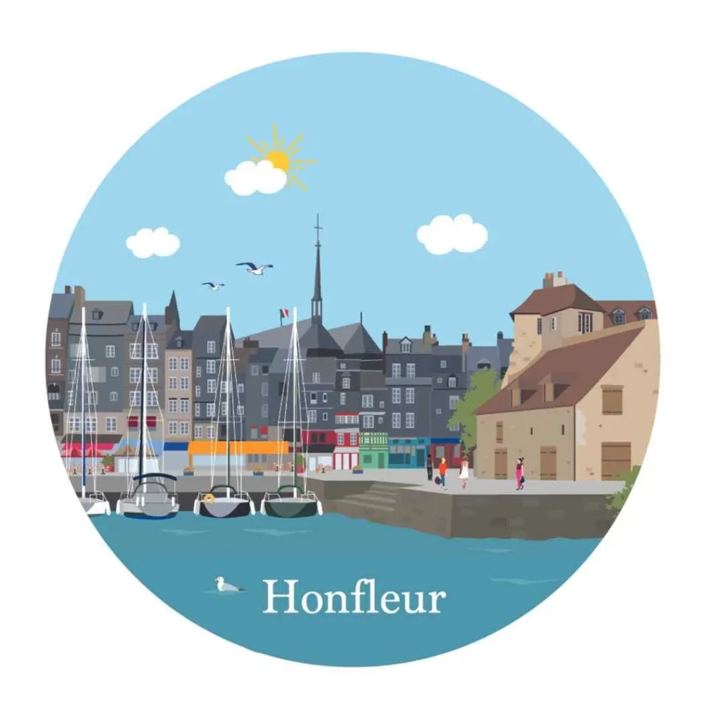 Magnet Honfleur - Quai Sainte-Catherine