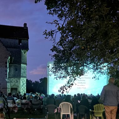 Ciné plein air au Manoir du Désert à Honfleur, août 2024