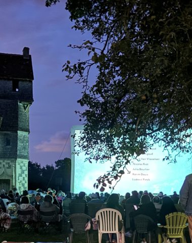 Ciné plein air au Manoir du Désert à Honfleur, août 2024