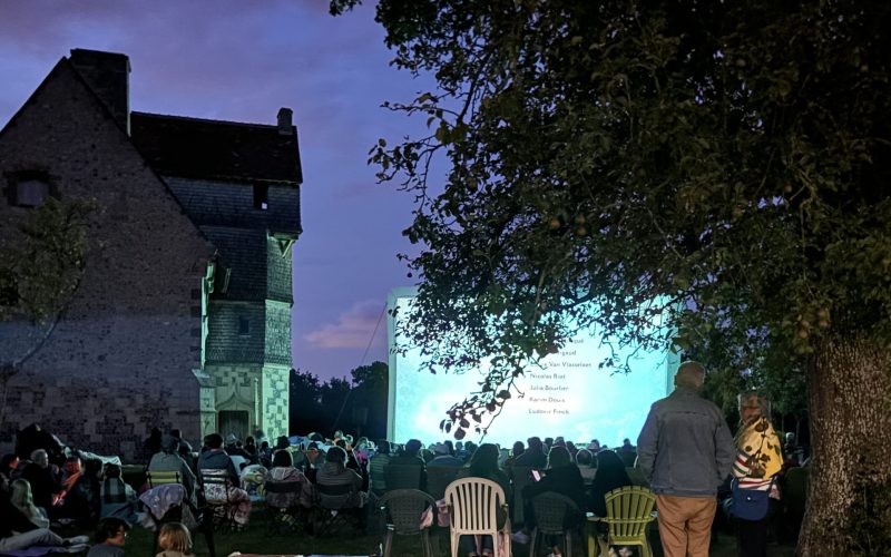 Ciné plein air au Manoir du Désert à Honfleur, août 2024
