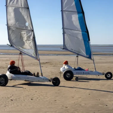 char à voile à Honfleur