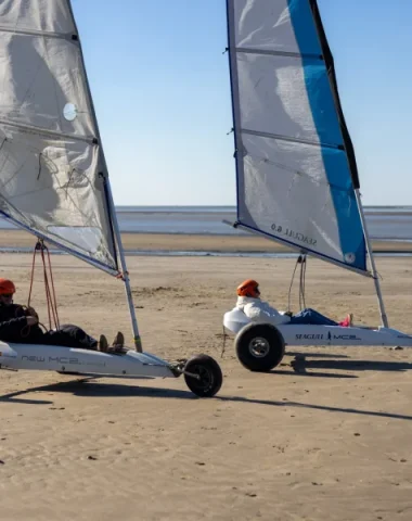 sand yachting in Honfleur