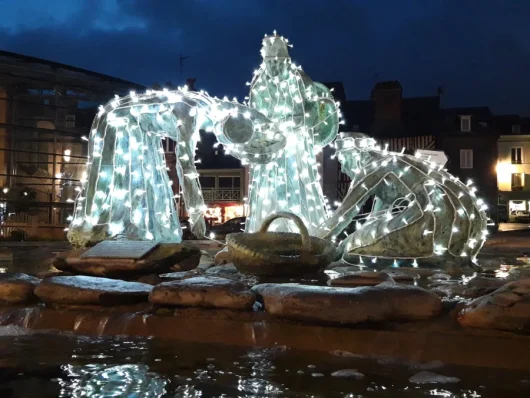 illumination noel honfleur_les lavandières