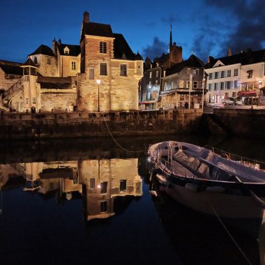 La Lieutenance Honfleur de nuit