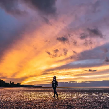 coucher de soleil_plage_Honfleur