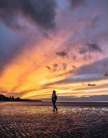 coucher de soleil_plage_Honfleur