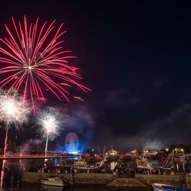 Feu d'artifice Honfleur 14 juillet
